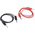RS PRO Test Leads, 4A, 15V, Black, Red, 1m Lead Length