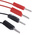 RS PRO Test Leads, 4A, 15V, Black, Red, 1m Lead Length