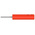 Staubli Red, Male to Female Test Connector Adapter With Brass contacts and Nickel Plated - Socket Size: 4mm