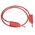 Hirschmann Test & Measurement Test lead, 16A, 60V dc, Red, 50cm Lead Length