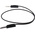 RS PRO 4 mm Test Probe Lead, 2.5A, 50V ac, Black, 500mm Lead Length