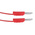 RS PRO 4 mm Test Probe Lead, 2.5A, 50V ac, Red, 500mm Lead Length