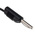 RS PRO, 2.5A, 50V ac, Black, 1m Lead Length