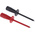 Hirschmann Test Lead Kit With Alligator Clip AK 2 B Black (932 435-100), Alligator Clip AK 2 B Red (932 435-101), Clamp