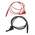 Hirschmann Test Lead Kit With Alligator Clip AK 2 B 2540 Black (972 405-100), Alligator Clip AK 2 B 2540 Red (972