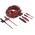 Hirschmann Test Lead Kit With Clamp Style Test Probe, Crocodile Clip, Measuring Lead, Stainless Steel Tipped Test Probe
