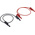 Hirschmann Test Lead Kit With (3) Safety Test Lead, Clamp Style Test Probe, Crocodile Clip, Stainless Steel Tipped Test
