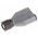 Schutzinger Grey, Male Test Connector Adapter and Nickel Plated - Socket Size: 4 (Dia.)mm