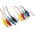 Mueller Electric Test Leads, 7A, 300V, Black, Green, Red, White, Yellow, 300mm Lead Length