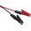 Teishin Electric Crocodile Clip Lead, 500mm Lead Length