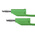 Schutzinger Test lead, 16A, 33 V ac, 70V dc, Green, 2m Lead Length