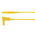 Schutzinger Test lead, 16A, 1kV, Yellow, 500mm Lead Length