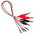 Kitronik Crocodile Clip Lead, Black, Red, 300mm Lead Length