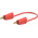 Staubli Test lead, 19A, 30V ac, Red, 2m Lead Length