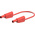 Staubli Test lead, 19A, 1kV, Red, 500mm Lead Length