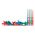 Megger Test lead, 0.001 → 1000A, 300V, Blue, Green, Red, 1.4m Lead Length