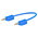 Staubli 2 mm Connector Test Lead, 10A, 30 V ac, 60V dc, Blue, 300mm Lead Length