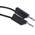 Hirschmann Test & Measurement, 32A, 60V dc, Black, 500mm Lead Length