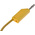 Hirschmann Test & Measurement Test lead, 16A, 60V dc, Yellow, 1m Lead Length