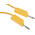 Hirschmann Test & Measurement Test lead, 16A, 60V dc, Yellow, 1m Lead Length