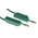 Hirschmann Test & Measurement, 16A, 60V dc, Green, 2m Lead Length