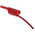 Hirschmann Test & Measurement 2 mm Connector Test Lead, 10A, 1000V ac/dc, Red, 2m Lead Length