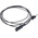 Mueller Electric Crocodile Clip Lead, 10A, 300V, Black, 1.5m Lead Length