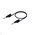 Hirschmann Test & Measurement 2 mm Connector Test Lead, 6A, 30 V ac, 60V dc, Black, 500mm Lead Length