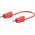 Staubli Test lead, 19A, 30V ac, Red, 1m Lead Length