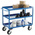 RS PRO 3 Shelf Steel Tray Trolley, 500 x 900mm, 350kg Load
