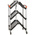 RS PRO 3 Shelf Aluminium Folding Trolley, 670 x 430mm, 8kg Load