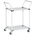 RS PRO 2 Shelf Metal Trolley, 760 x 460mm, 200kg Load
