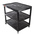 RS PRO 3 Shelf PE Trolley, 810 x 610mm, 180kg Load