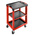 Facom 3 Shelf PP Trolley Trolley, 560 x 460mm