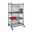 Facom 4 Shelf Component Shelf Trolley, 90 x 61 x 165mm