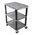 RS PRO 3 Shelf PE Trolley, 610 x 460mm, 150kg Load