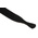 RS PRO  Self Engaging Black Hook & Loop Tape, 20mm x 200mm