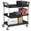RS PRO 3 Shelf Thermoplastic Trolley Trolley, 866 x 500mm, 200kg Load
