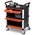 RS PRO 3 Shelf Aluminium Trolley, 630 x 424mm, 150kg Load