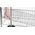 RS PRO 2 Shelf Chrome Plated Steel Adjustable Shelf Trolley, 840 x 650mm, 120kg Load