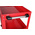 RS PRO 3 Shelf Steel Trolley Workshop Tool Trolley, 840 x 405 x 810mm, 50 (Per Level)kg Load