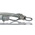 RS PRO 540mm Long Galvanised Steel Hose Whipcheck, 1/2in Hose Size Compatibility