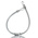 RS PRO 540mm Long Galvanised Steel Hose Whipcheck, 1/2in Hose Size Compatibility