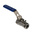 RS PRO Stainless Steel Reduced Bore, 2 Way, Ball Valve, BSPP 1/4in, 68bar Operating Pressure
