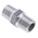 RS PRO Stainless Steel Pipe Fitting Hexagon Hexagon Nipple, Male R 1/4in x Male R 1/4in
