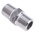 RS PRO Stainless Steel Pipe Fitting Hexagon Hexagon Nipple, Male R 1/4in x Male R 1/4in