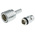 Nito Hose Connector, Straight Coupling Set, BSP 1/2in 1/2in ID, 25 bar