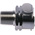 Colder Products Hose Connector, Straight Threaded Coupling, BSPT 1/4in, 17.3 bar