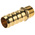 Legris Brass Pipe Fitting, Straight Threaded Tailpiece Adapter, Male R 1/2in to Male 19mm