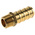 Legris Brass Pipe Fitting, Straight Threaded Tailpiece Adapter, Male R 1/2in to Male 19mm
